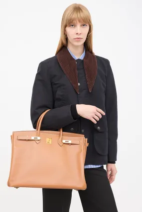 2001 Gold Clemence Leather Birkin 40 Bag