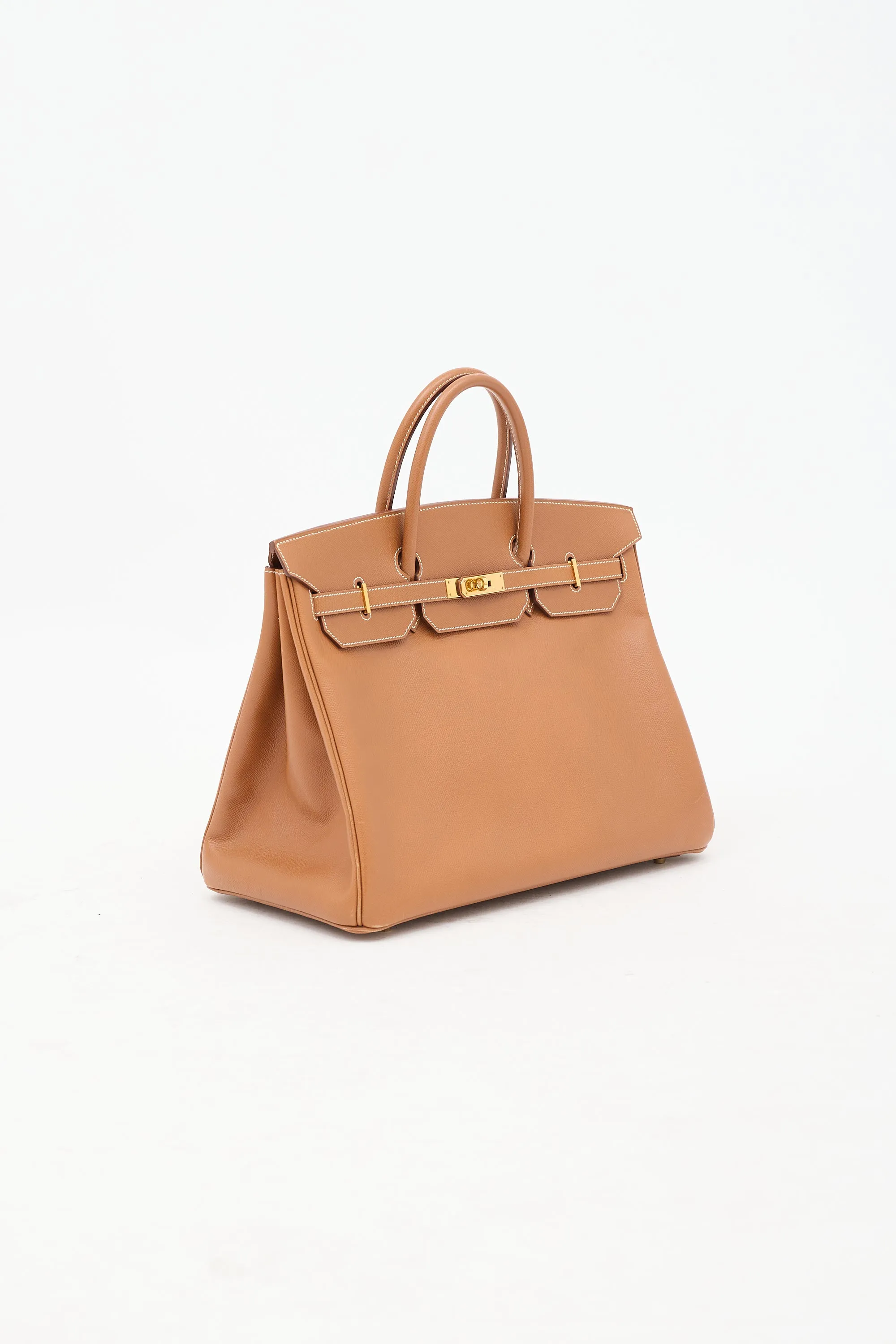 2001 Gold Clemence Leather Birkin 40 Bag