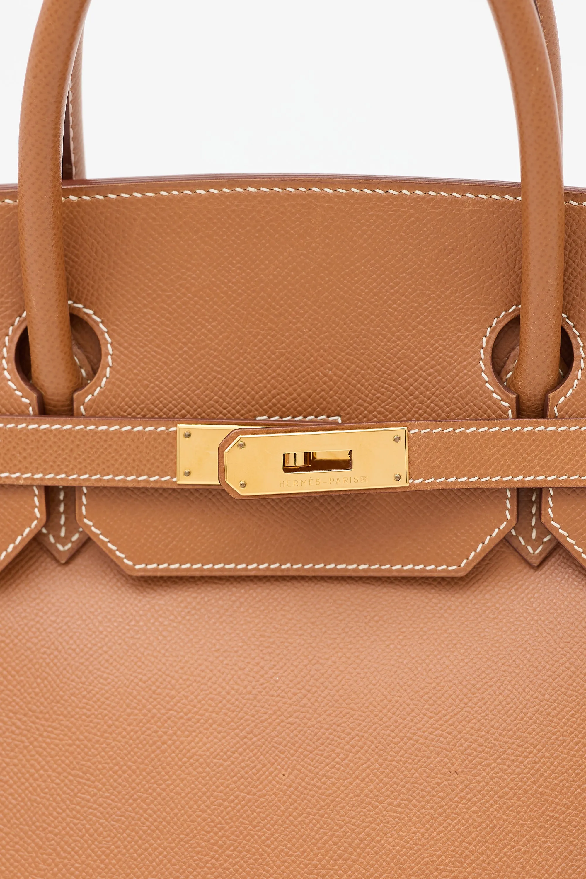 2001 Gold Clemence Leather Birkin 40 Bag