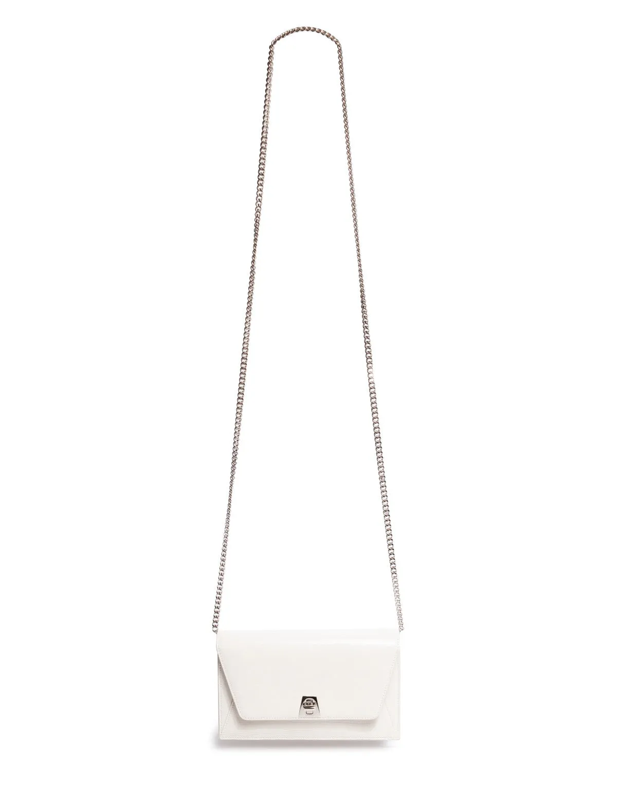Anouk Envelope Bag With Shiny Lizard Finish