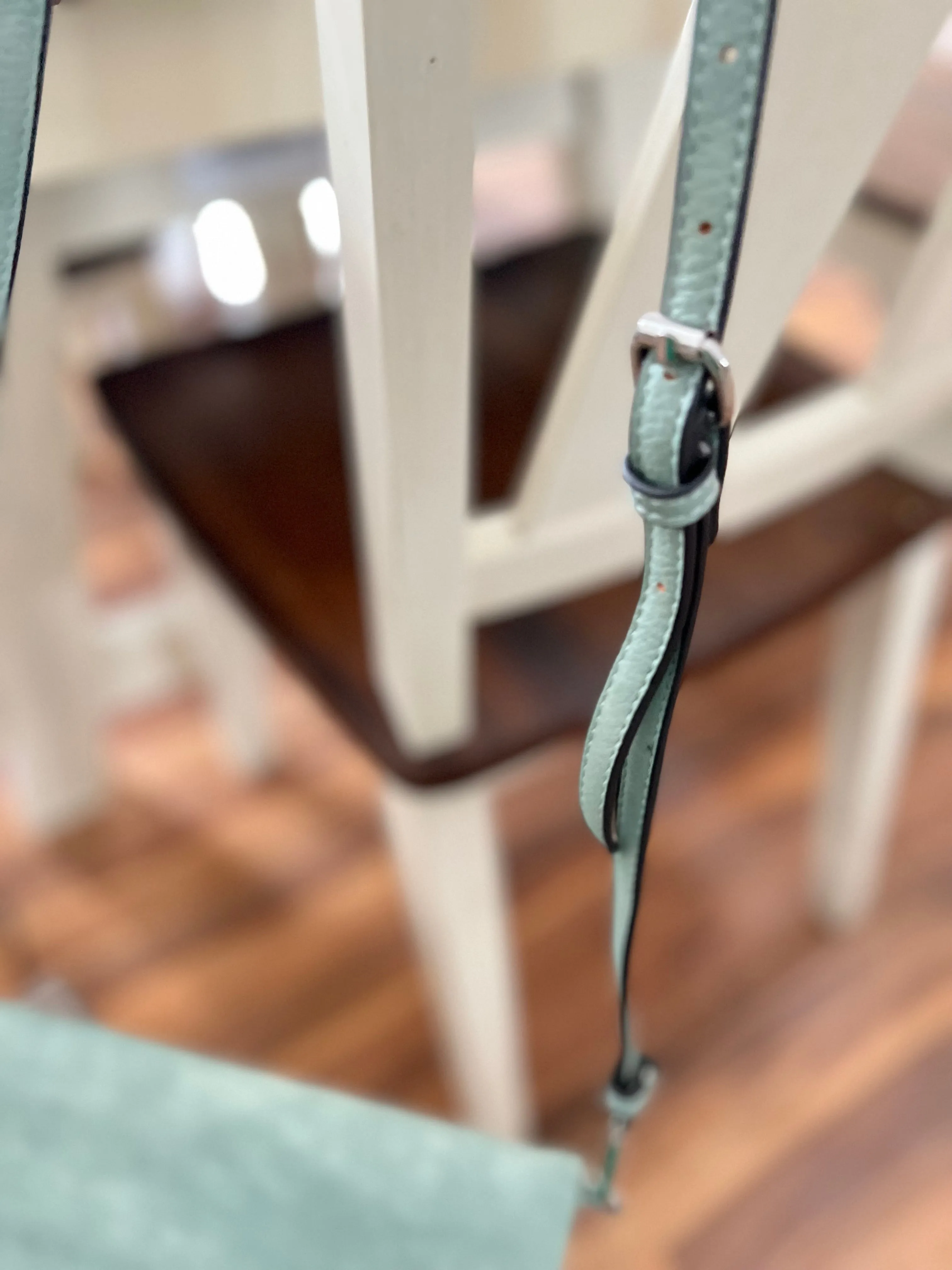 Austin Tassle Flapover Crossbody in Light Teal