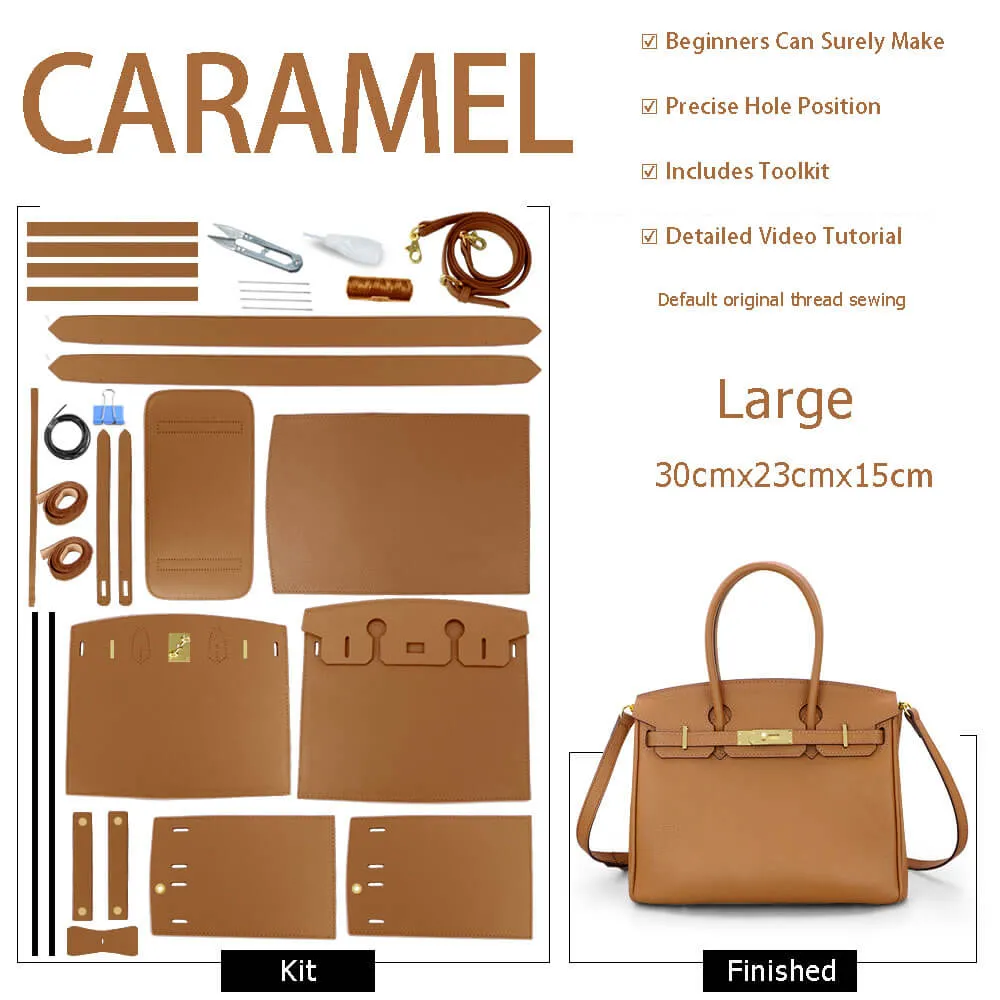 BABYLON™ Birkin Bag Oblique Pricked Hole DIY Kit