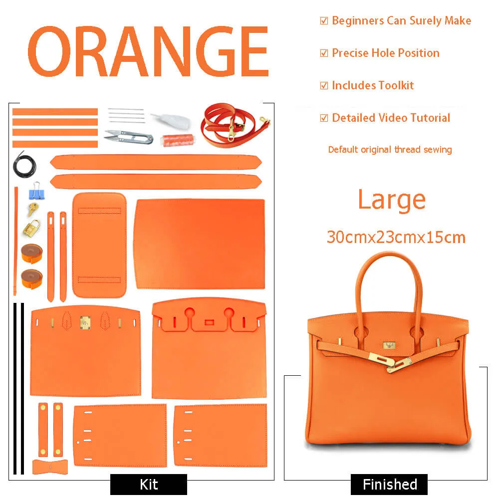 BABYLON™ Birkin Bag Oblique Pricked Hole DIY Kit