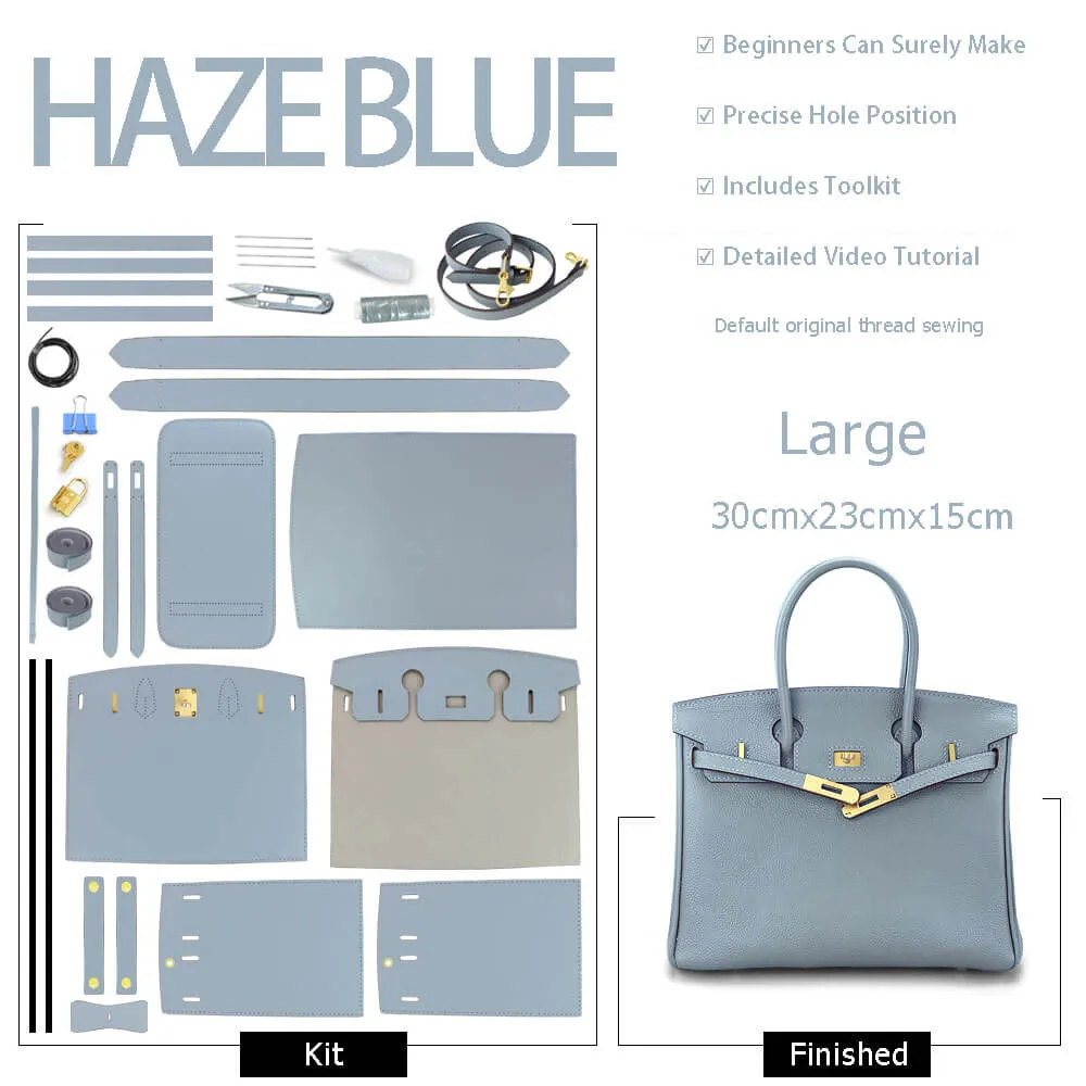 BABYLON™ Birkin Bag Oblique Pricked Hole DIY Kit