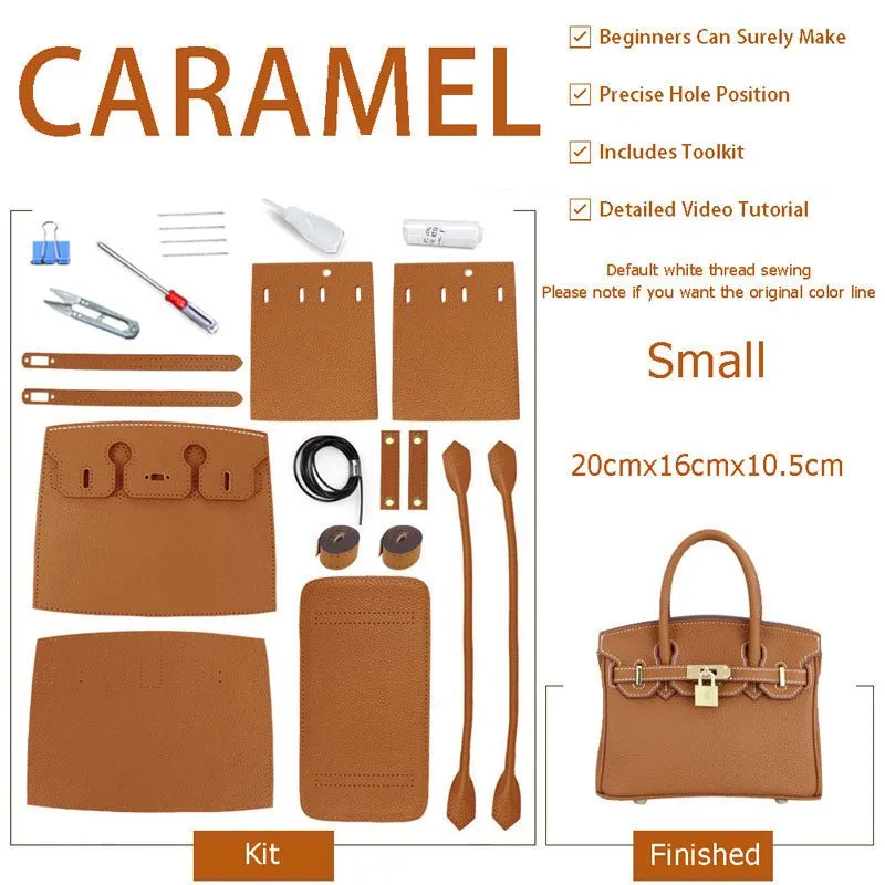 BABYLON™ Birkin Tote Bag DIY Leather Handbag Kit