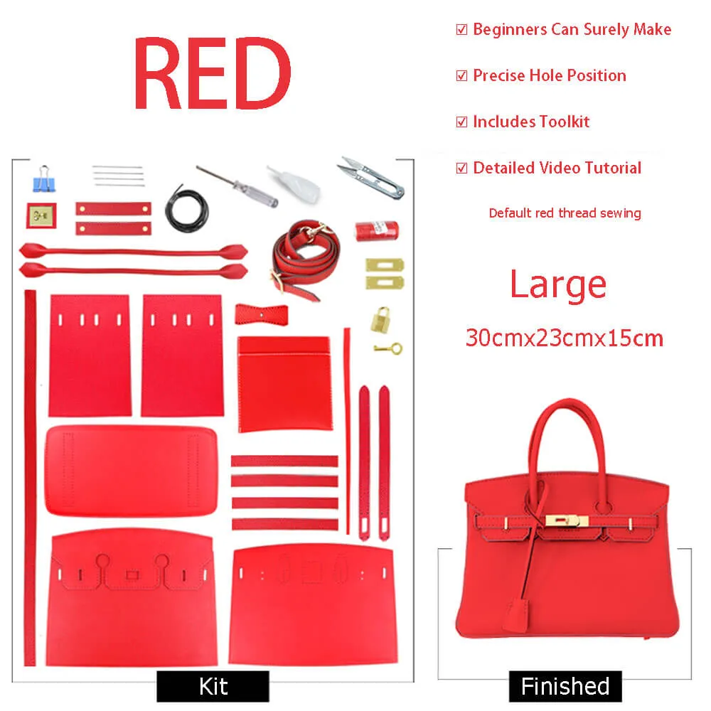 BABYLON™ Birkin Tote Bag DIY Leather Handbag Kit