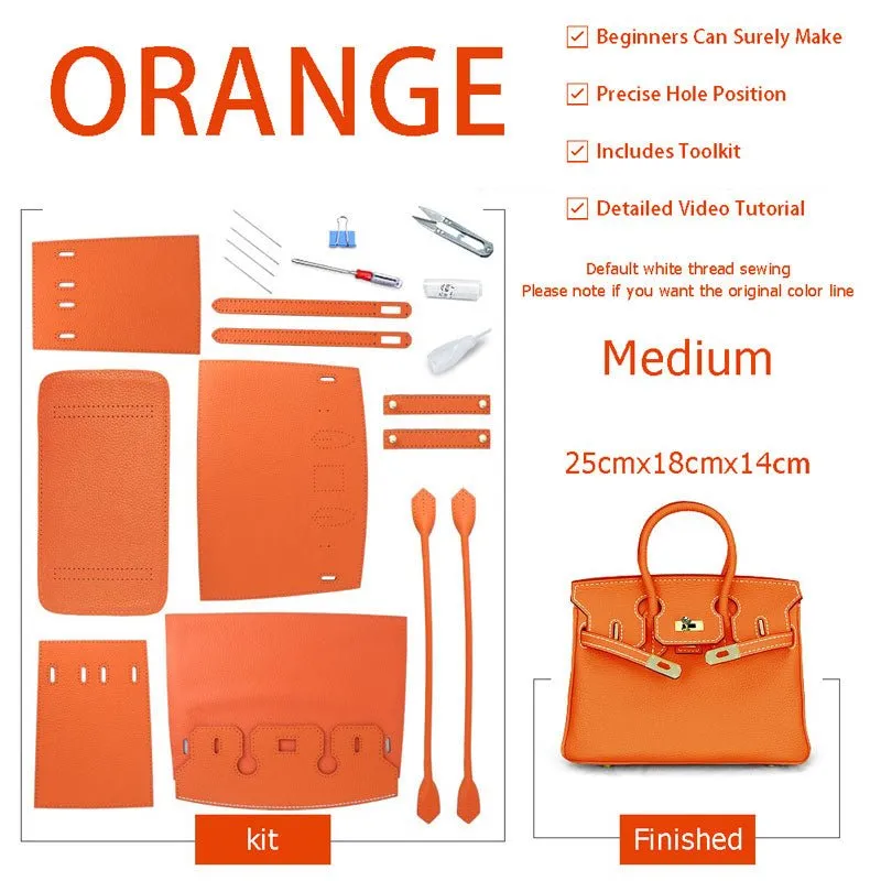 BABYLON™ Birkin Tote Bag DIY Leather Handbag Kit