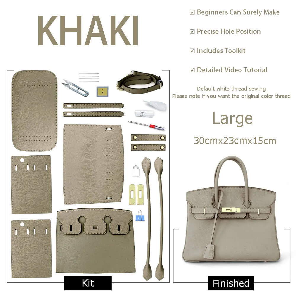 BABYLON™ Birkin Tote Bag DIY Leather Handbag Kit