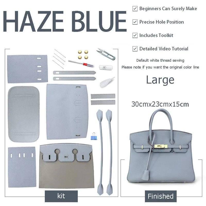 BABYLON™ Birkin Tote Bag DIY Leather Handbag Kit