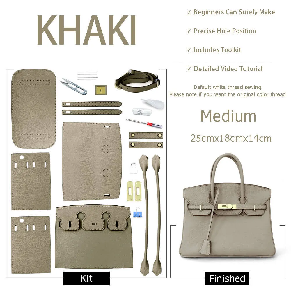 BABYLON™ Birkin Tote Bag DIY Leather Handbag Kit
