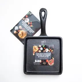 Cast Iron Cookware 5 Square Fry Pan