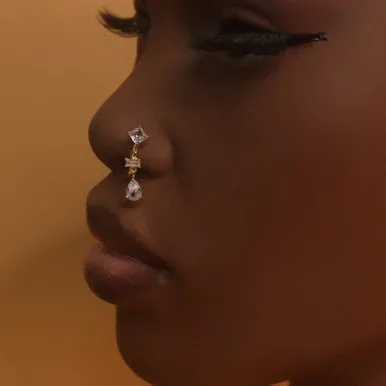 Celastrina Nose Hoop Stud Ring Piercing Jewelry