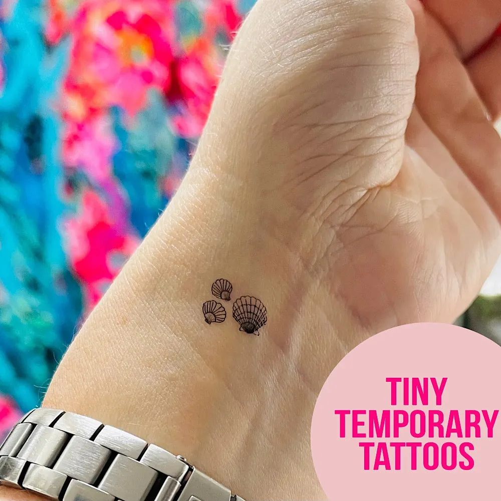 Coral & Mint Mini Temporary Tattoos