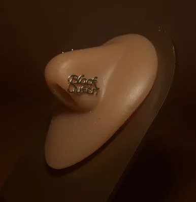 Custom Made Black Queen Nose Stud Ring