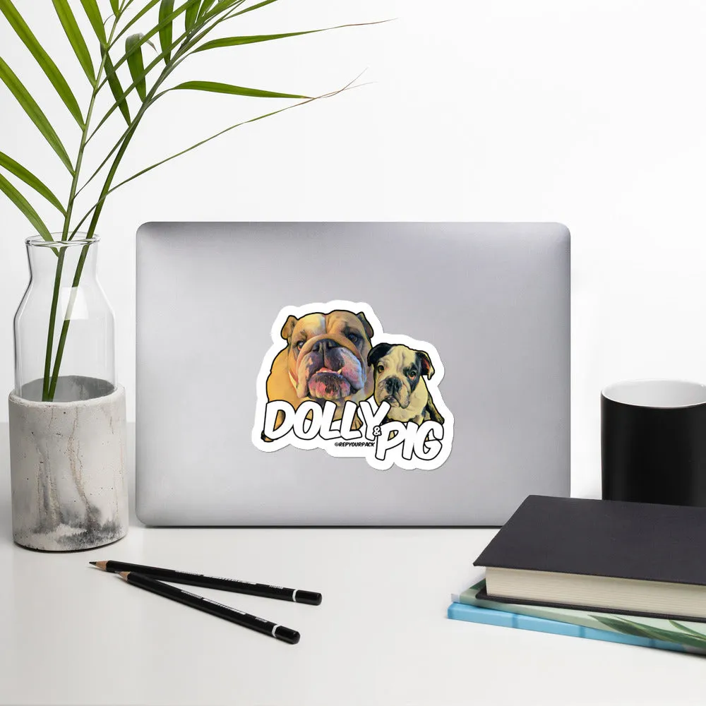 Dolly & Pig Bubble-free stickers