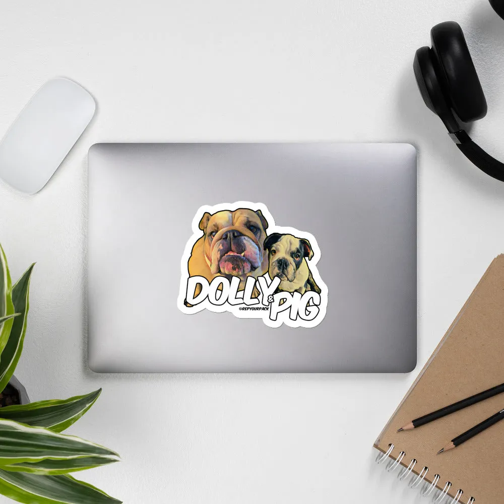 Dolly & Pig Bubble-free stickers