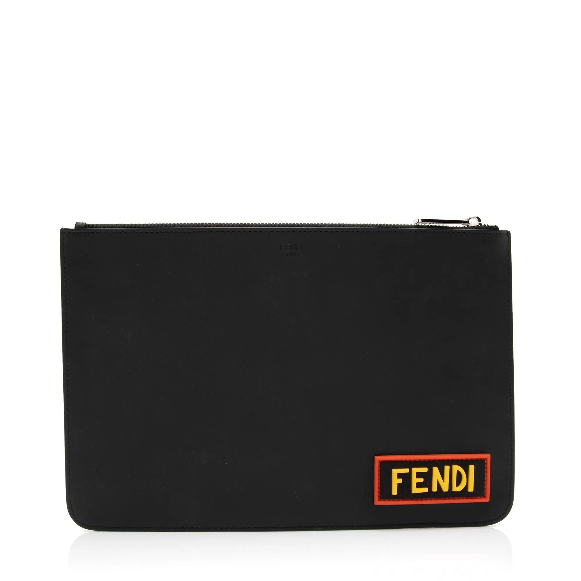 Fendi Calfskin Love Vocabulary Pouch (SHF-23921)