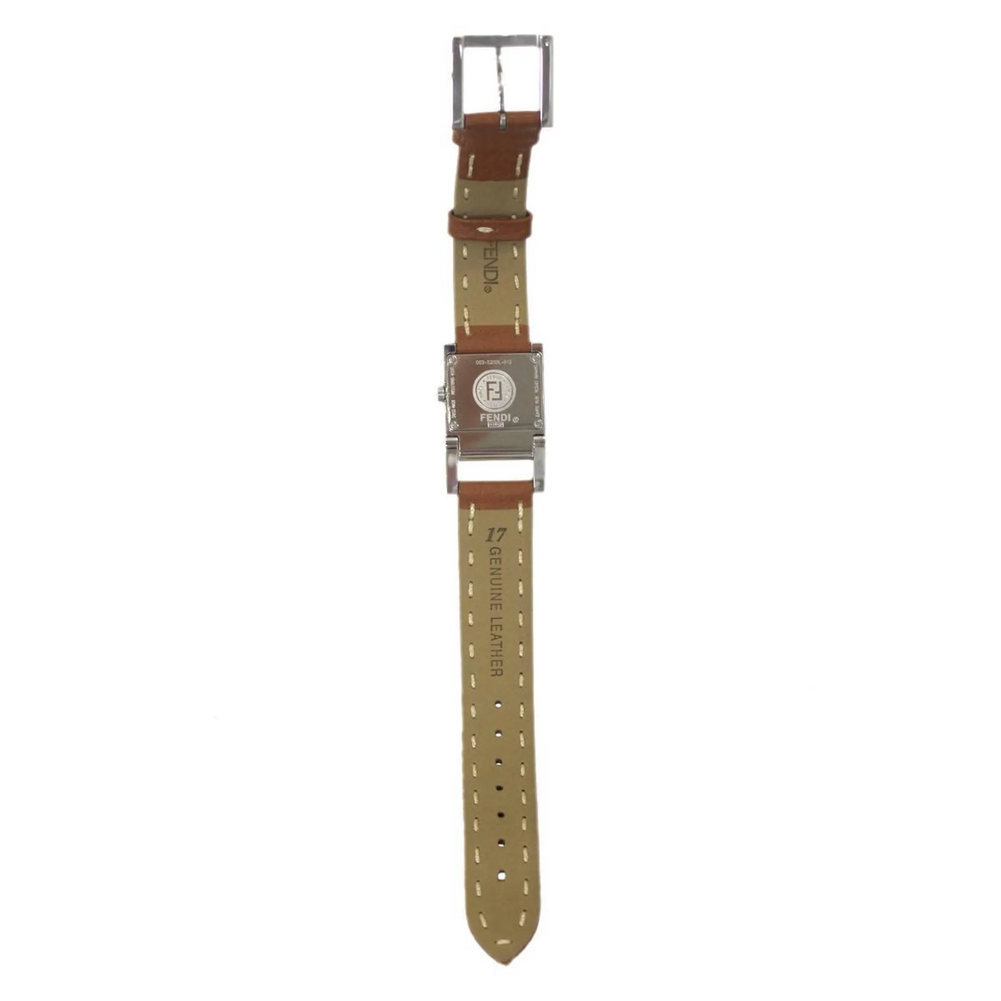 FENDI Horology Women's Quartz SS x Brown Dial White 003-5200L-912
