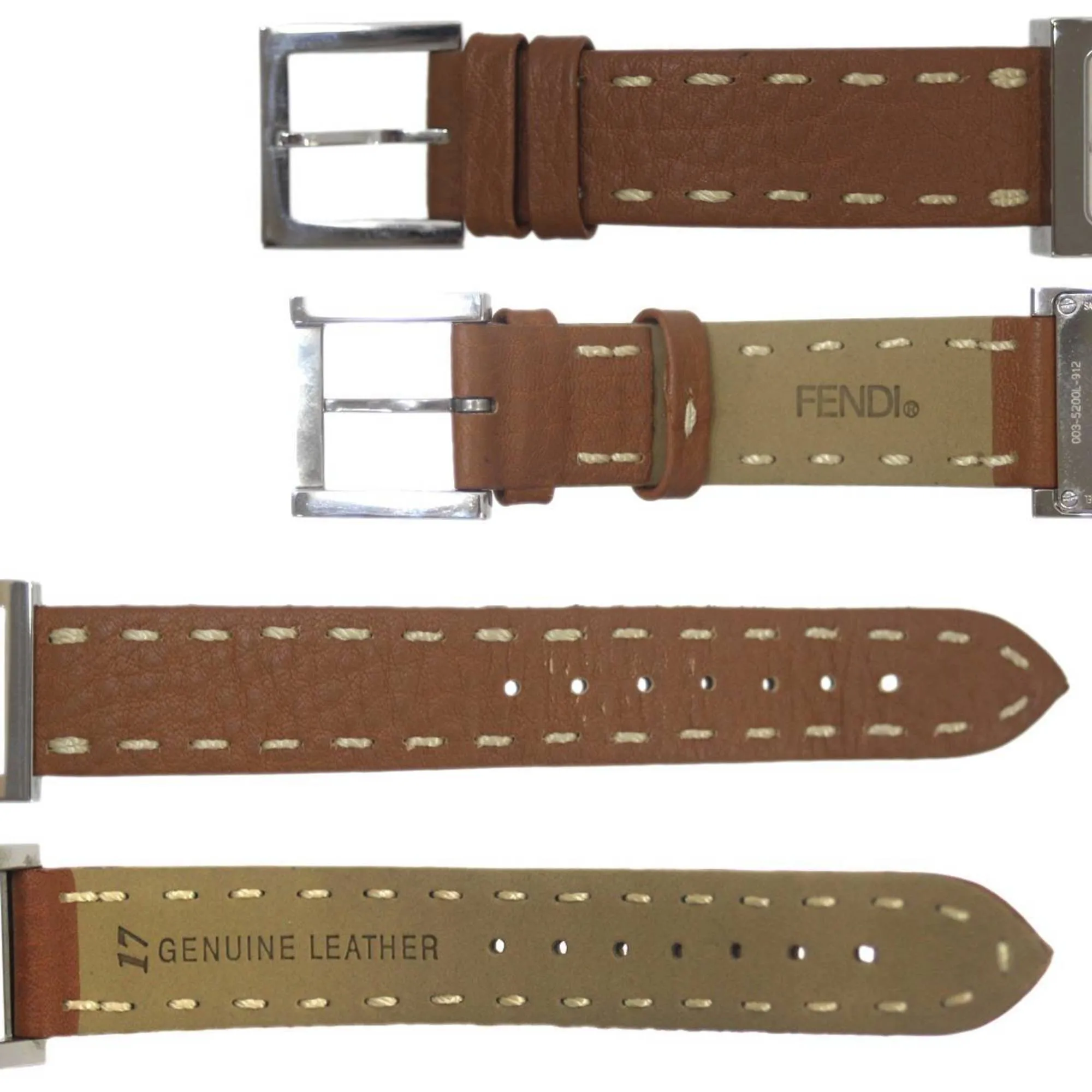 FENDI Horology Women's Quartz SS x Brown Dial White 003-5200L-912