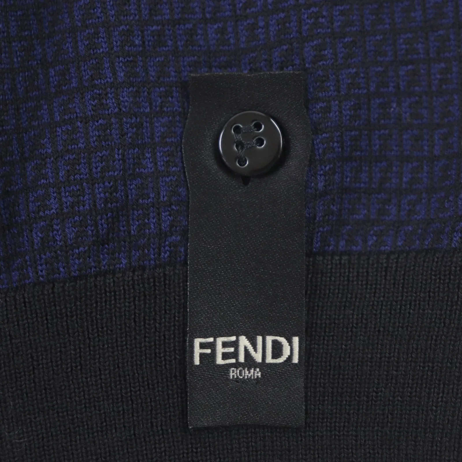FENDI knit FZY078 wool Navy 52