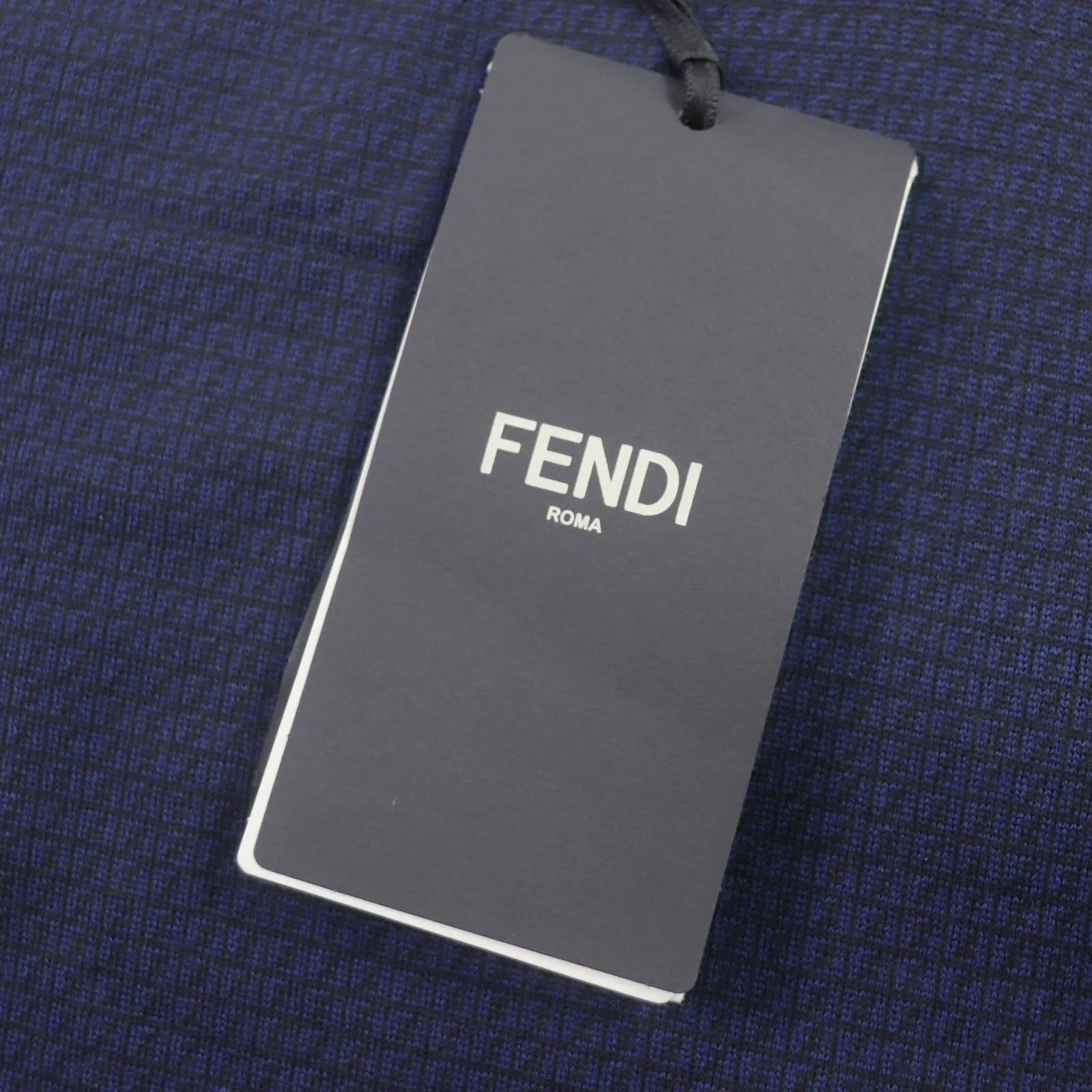FENDI knit FZY078 wool Navy 52