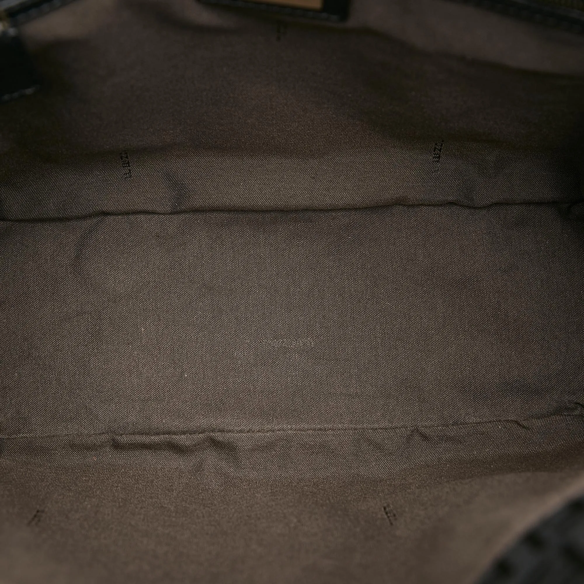 Fendi Leather-Trimmed Zucchino Tote (SHG-36075)