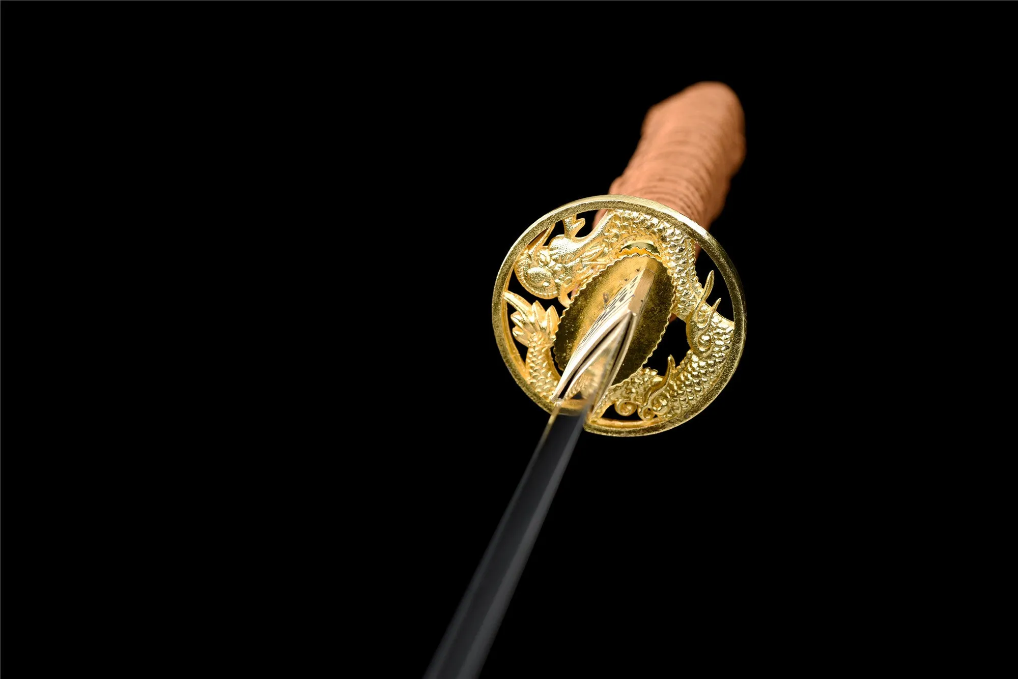 Golden Eye Wakizashi ,Japanese Samurai Sword,Real Wakizashi,Handmade sword,Longquan sword