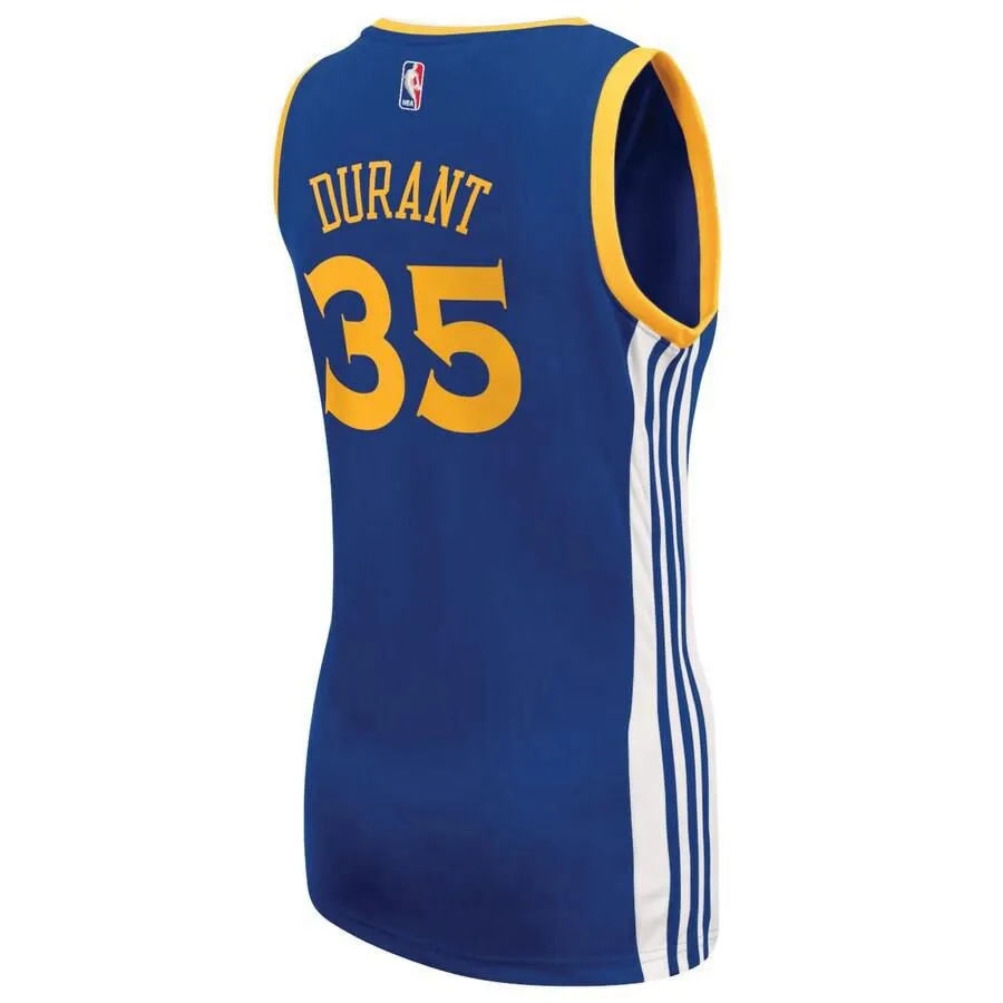 Golden State Warriors Kevin Durant Adidas Replica Road Jersey Womens - Blue | Ireland J1131Z9