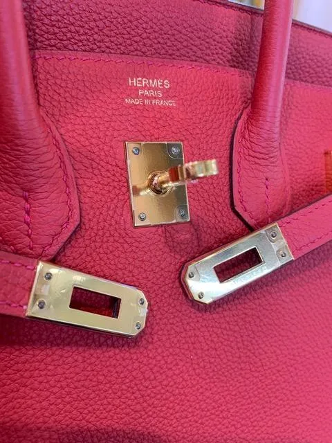 Hermès Birkin 25cm Geranium