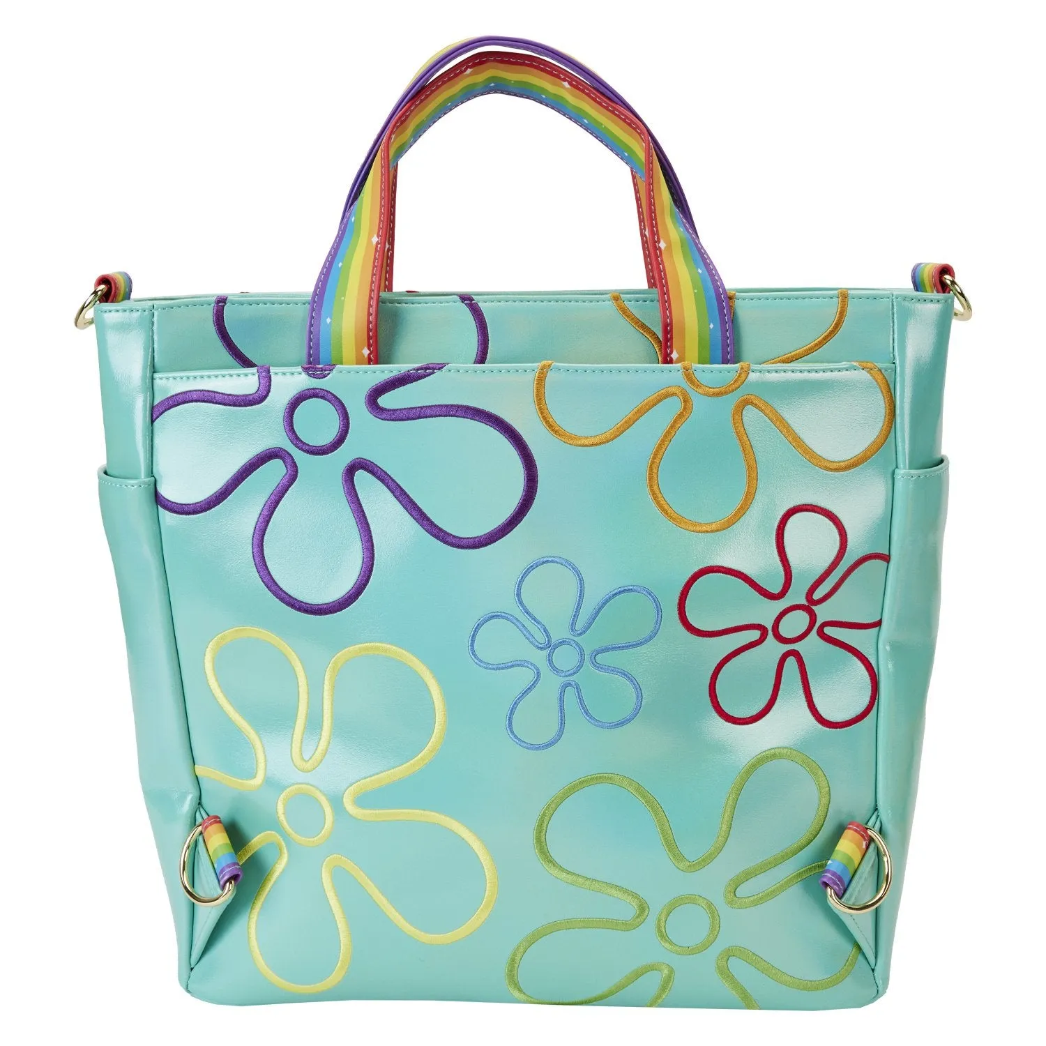 Loungefly Nickelodeon Spongebob Squarepants 25th Anniversary Imagination Convertible Tote Bag