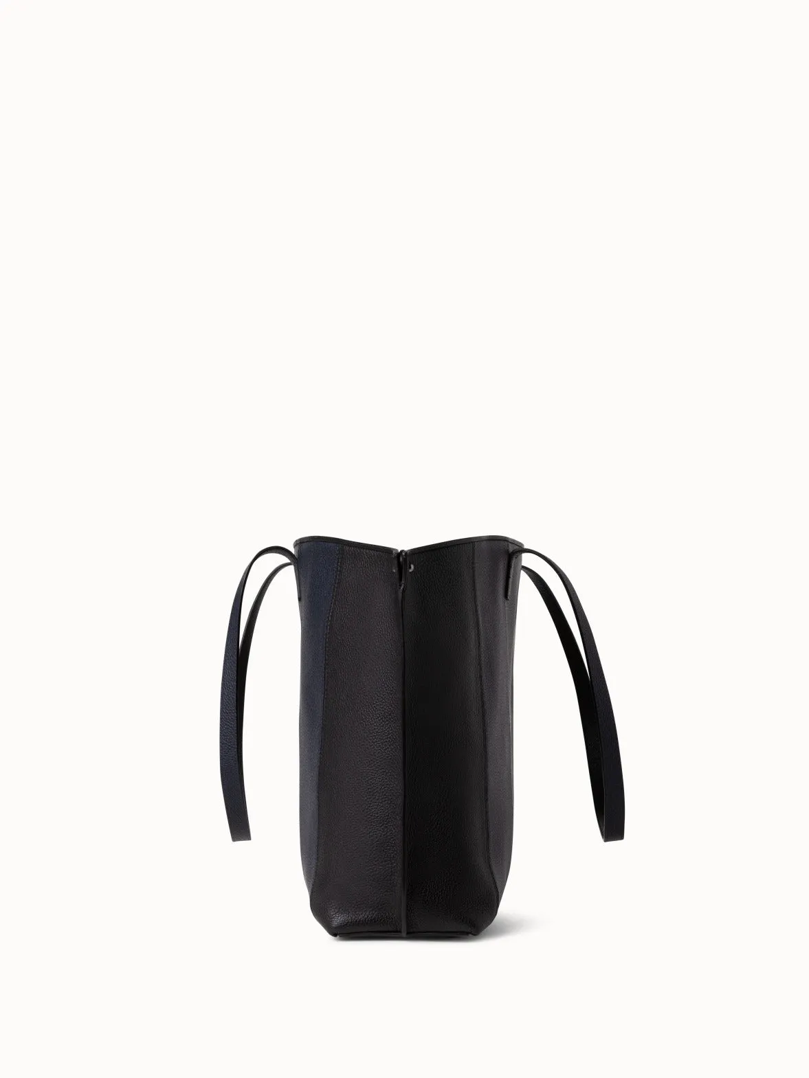 Medium Ai Schultertasche aus Polychromatic Leder und Rosshaarstreifen