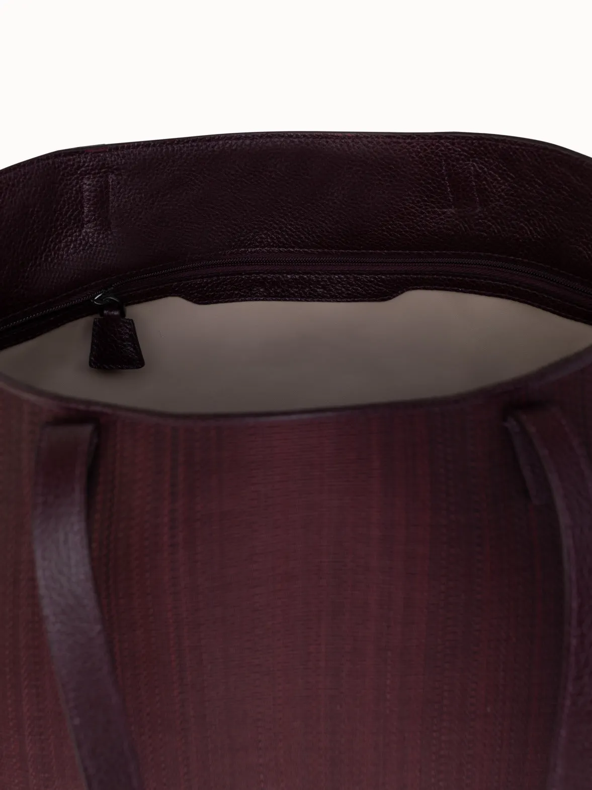 Medium Ai Schultertasche aus Rosshaar und Leder