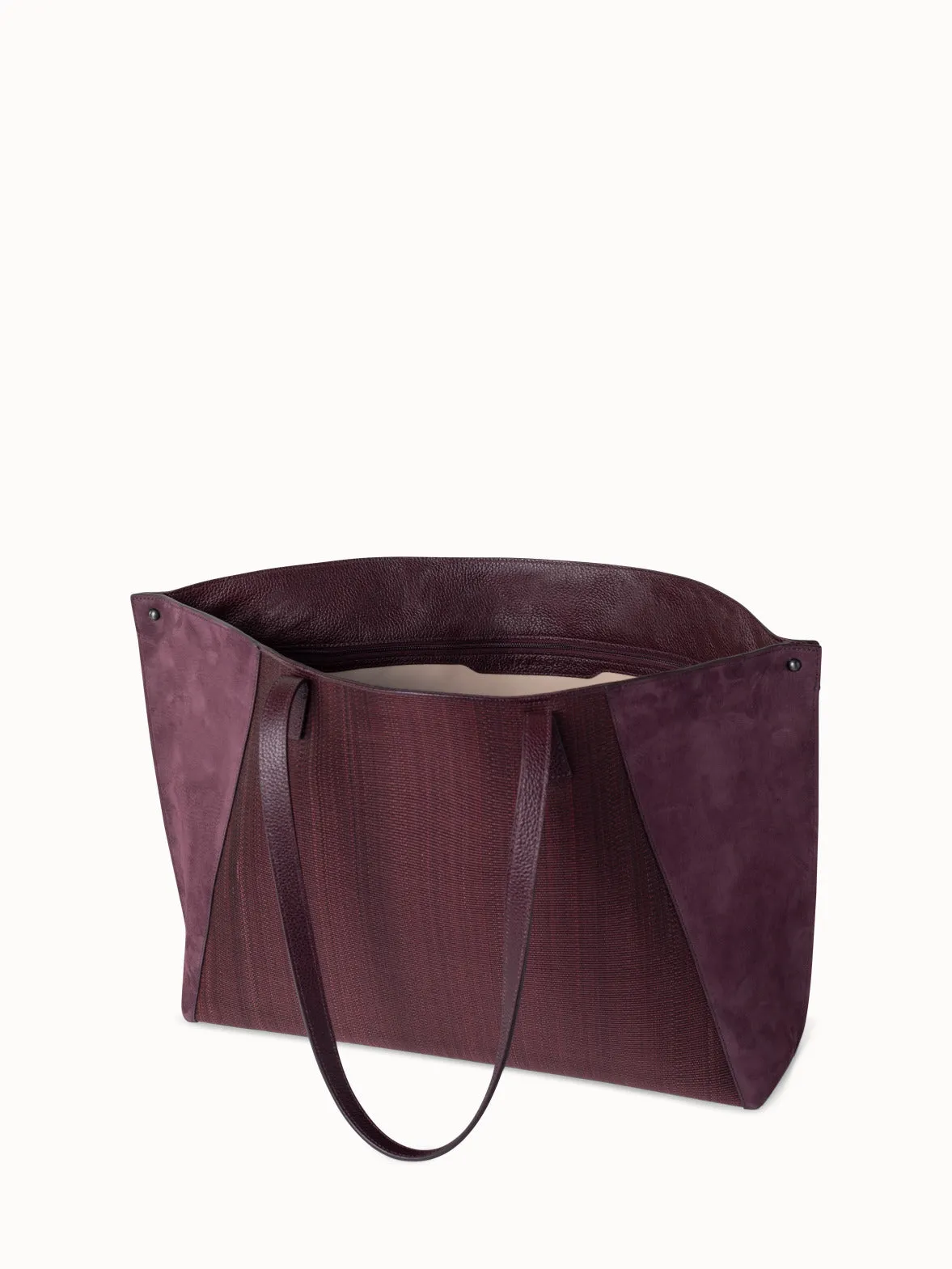 Medium Ai Schultertasche aus Rosshaar und Leder