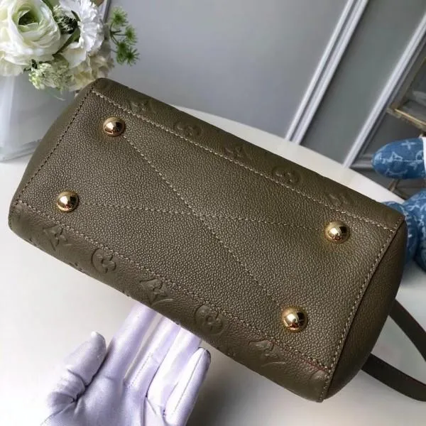 Monogram Empreinte Leather Montaigne Bb Bag Kaki Fango