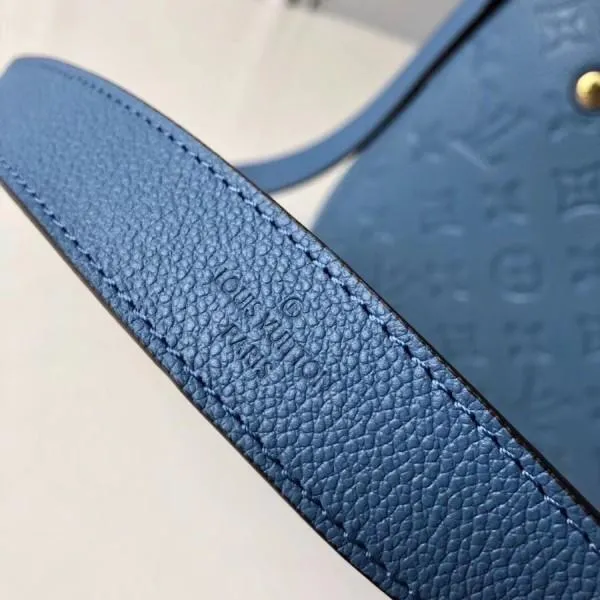 Monogram Empreinte Leather Montaigne Bb Bag M44314 Bleu Jean