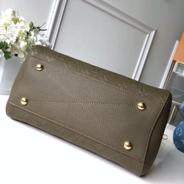 Monogram Empreinte Leather Montaigne Mm Bag M43660 Kaki Fango