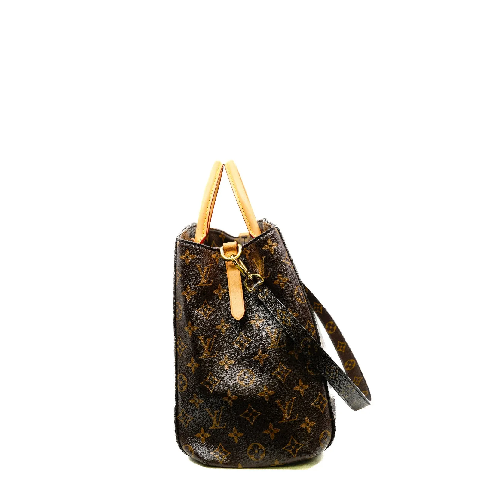 Montaigne GM Monogram Canvas Top Handle Bag GHW With Strap