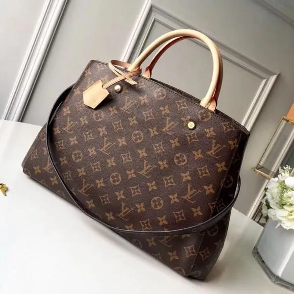 Montaigne Gm Monogram Canvas Top Handle Bag M41067 2019 Collection