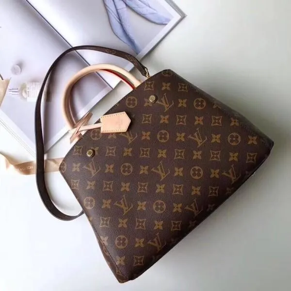 Montaigne Mm Monogram Canvas Top Handle Bag M41056 2019 Collection