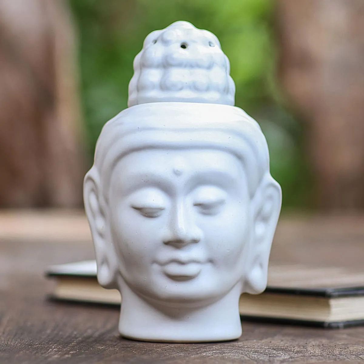 Novica Buddha Burner Ceramic Oil Warmer