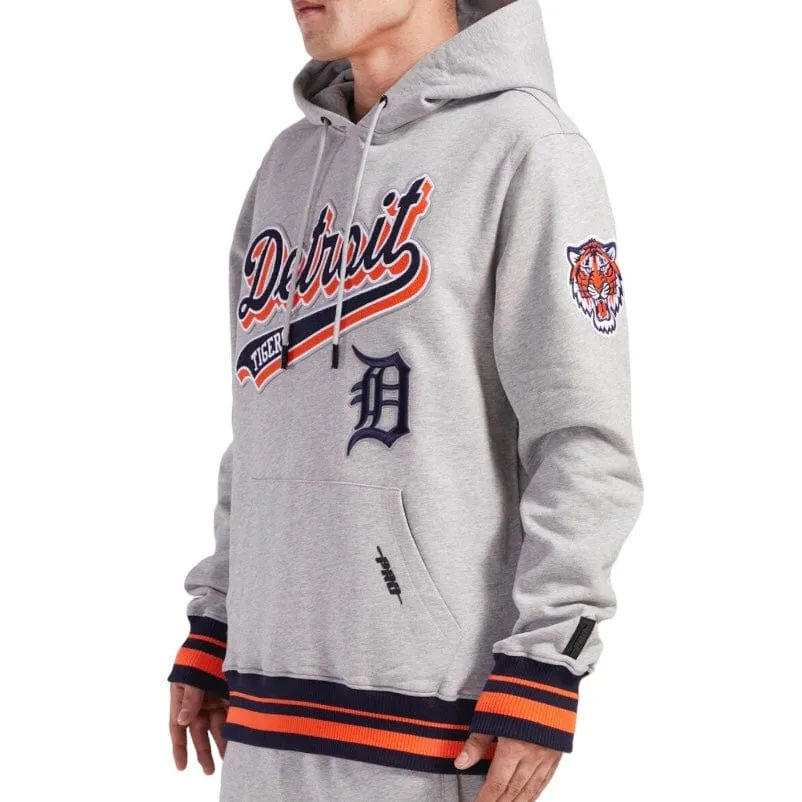 Pro Standard Detroit Tigers Brushed Back French Terry Hoodie (Heather Grey)