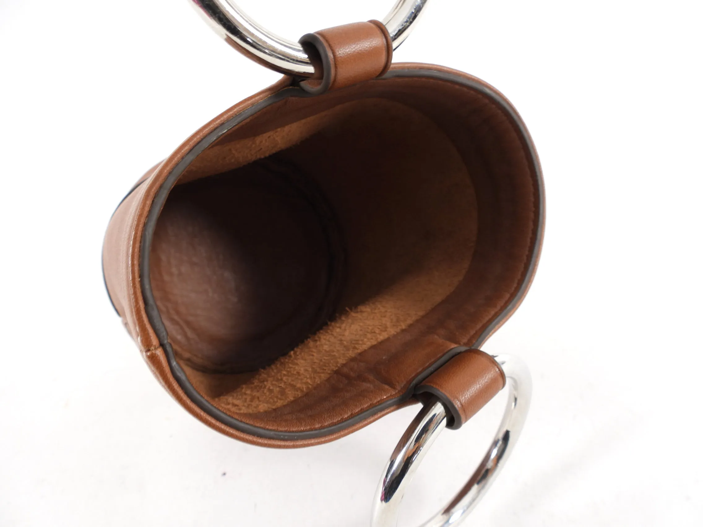 Simon Miller Mini Brown Leather Bonsai Bag