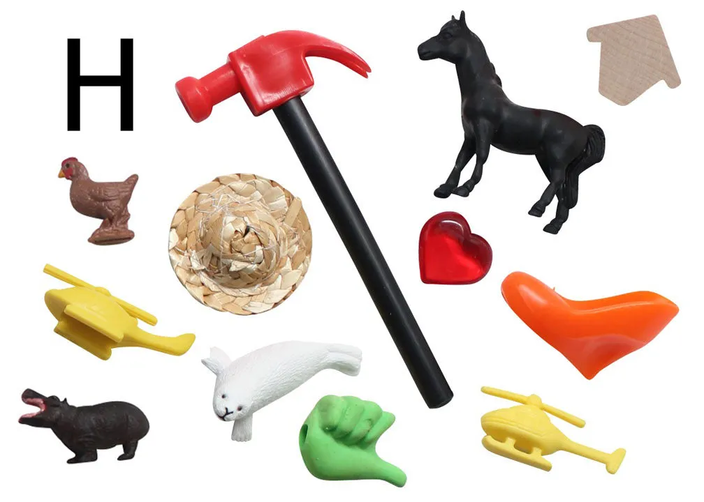 z ALPHABET OBJECTS BY LETTER H