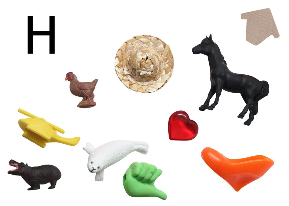 z ALPHABET OBJECTS BY LETTER H